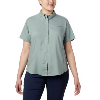 Columbia Ženske Košulje - PFG Tamiami II Short Sleeve Plus Size Svijetlo Zelene | JETY-58926